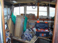 Catfisher interior - The wheelhouse